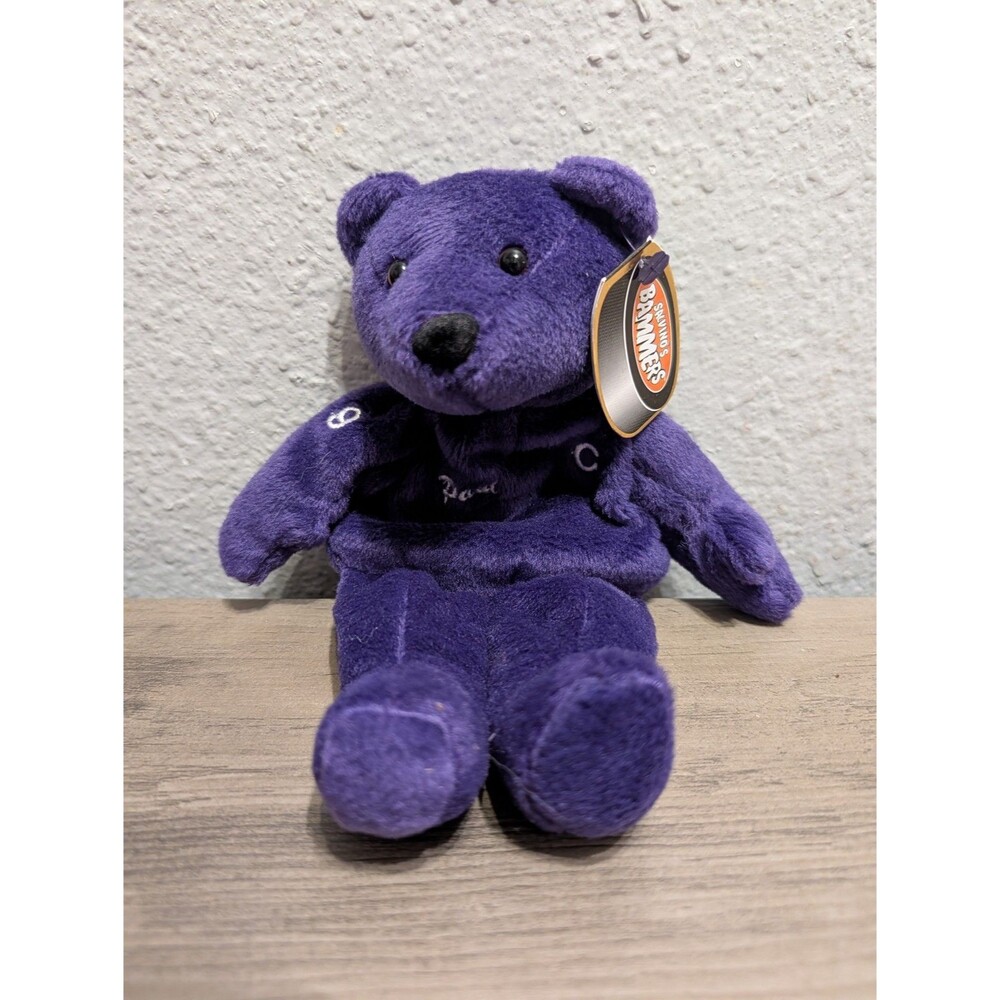 1999 Salvino's Bammers Paul Kariya #9 Mighty Ducks Beanie Bear Plush NWT
